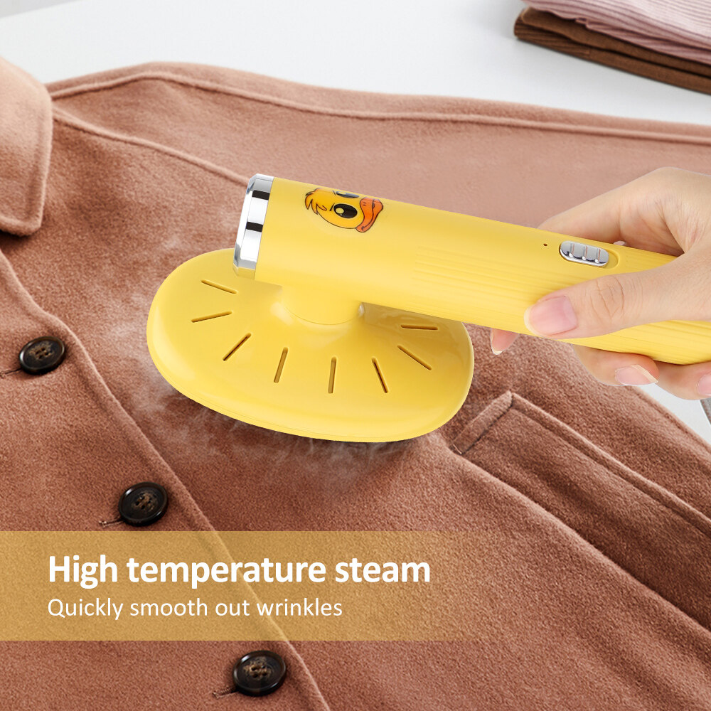Hisome 2 in 1 Handheld Garment Ironing Machine Mini Steam Iron Thermostat Ironing Machine