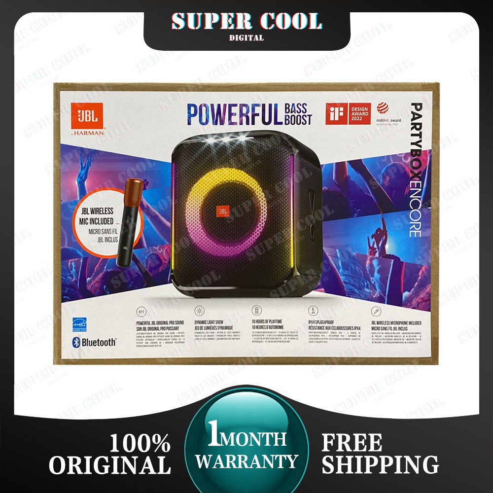 JBL Partybox Encore Portable party speaker with wireless microphone