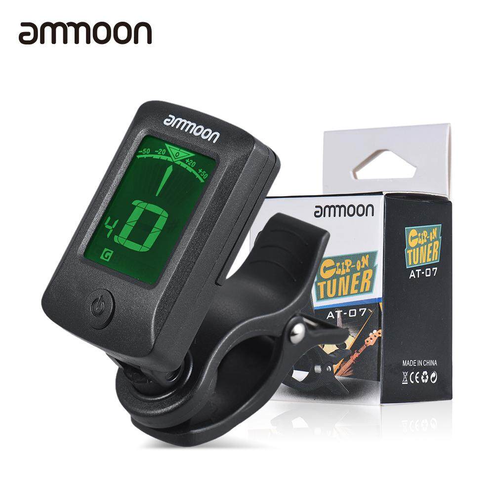 ammoon AT-07 Digital Electronic Clip-On Tuner LCD Screen for Guitar