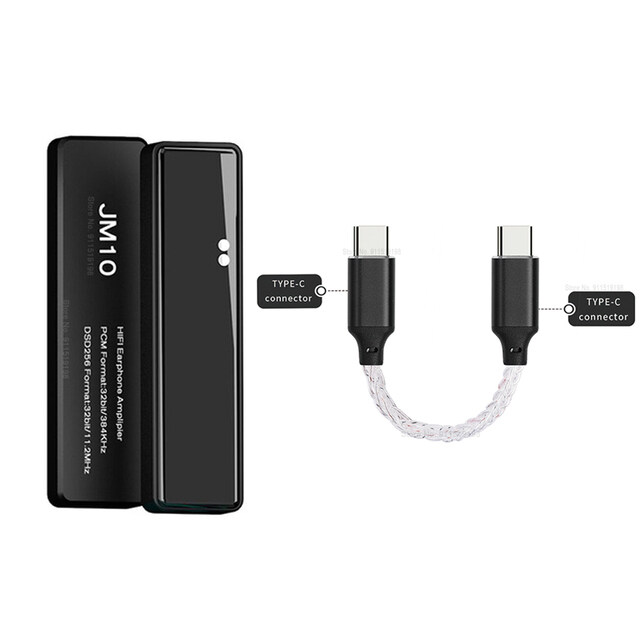 JCALLY JM10 DAC Amplifier HiFi Decoding CS43131 DSD256 USB Type C To 3.5MM Can Push 600ohm for Android iOS computer Sonata DC03