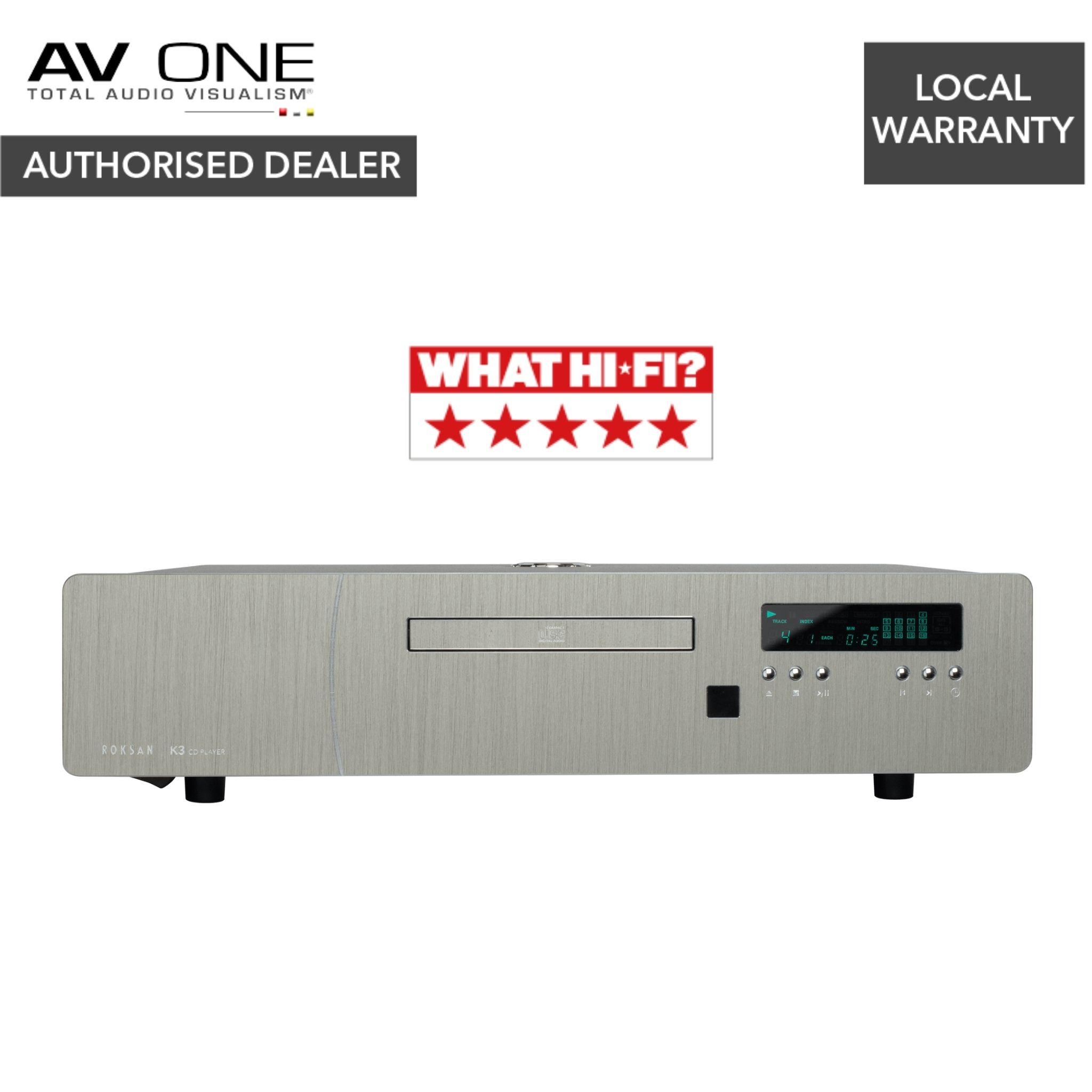 Roksan K3 CD Di Player - AV One Authorized Dealer/Official Product/Warranty
