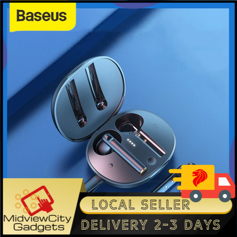 Baseus W05 TWS Bluetooth Headphones Encok True Wireless 5.0 Earphones HD Stereo Earbuds for iPhone 12 Samsung Huawei Xiaomi