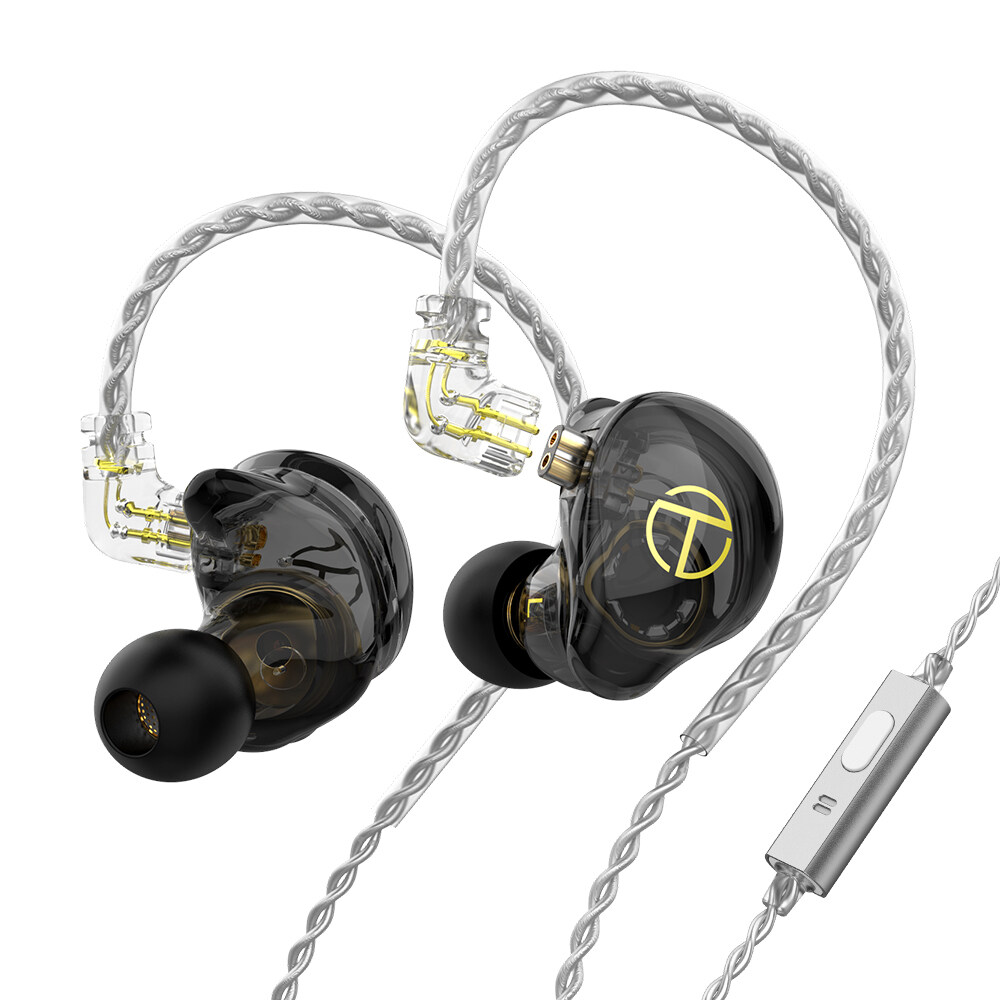 TRN ST2 1BA 1DD Hybrid In Ear Earphones HIFI Bass Earbuds Monitor Headphones Sport Noise Cancelling Headset TRN MT1 ST1 CT1 M10