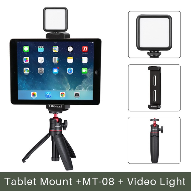 ULANZI U-Pad Pro Aluminum Alloy Tablet Holder Vlog Mount Tripod Adapter for iPad
