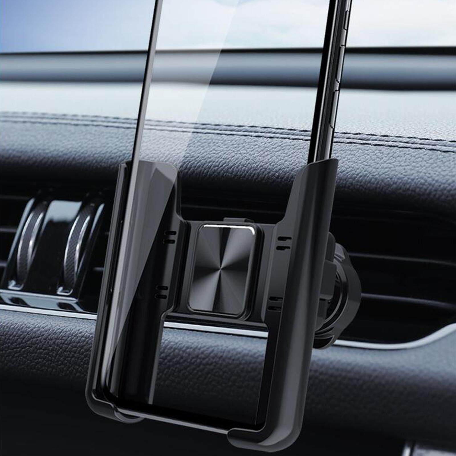 milageto Air Vent Telescopic Hook Car Phone Holder 360 Rotation for Vehicles