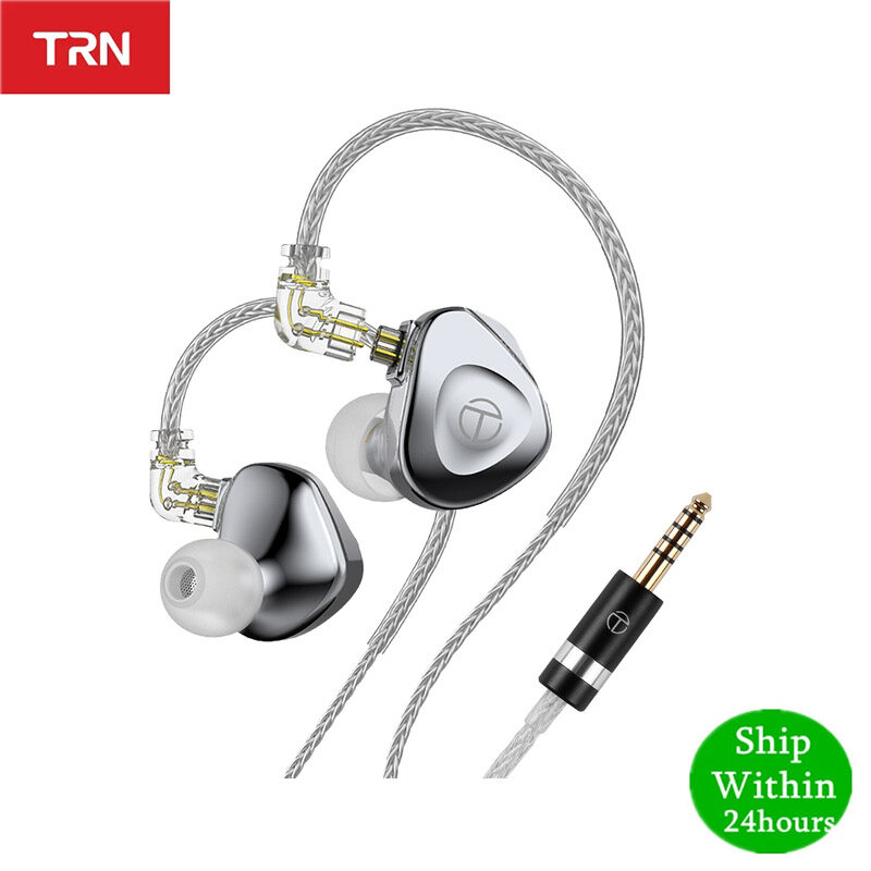 TRN BA15 15 Balanced Armature 30BA In Ear EarphonesHIFI Headset DJ Monitor Earbud Replaceable Cable TRN VX TA1 KZ ASX AS16 ZAX