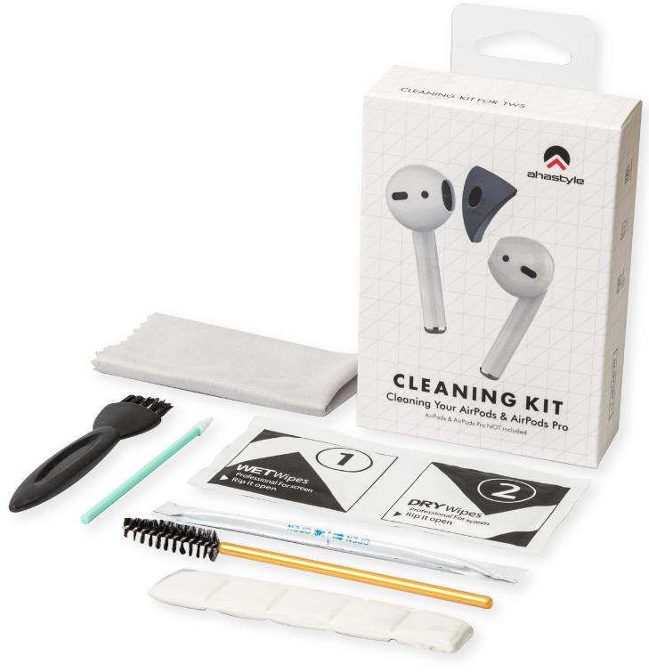 AHASTYLE Cleaning Kit for Airpods Pro, AirPods Gen 1, Gen 2, Gen 3, Cleaner Set Compatible with iPhone, Apple AirPods 3, 2, 1, Pro