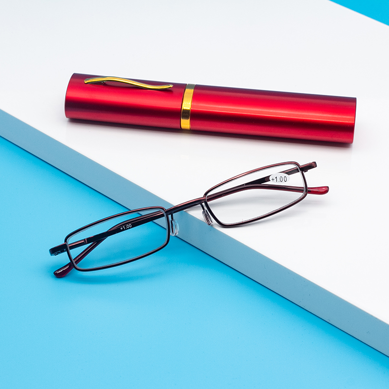 [SG Seller](Gift for parents)HOMY Ultra HD Mini portable Super Light Reading Glass Presbyopic Presbyopia Unisex (HM9022T)Red +100 +150 +200 +250 +300 +1.0 +1.5 +2.0 +2.5 +3.0