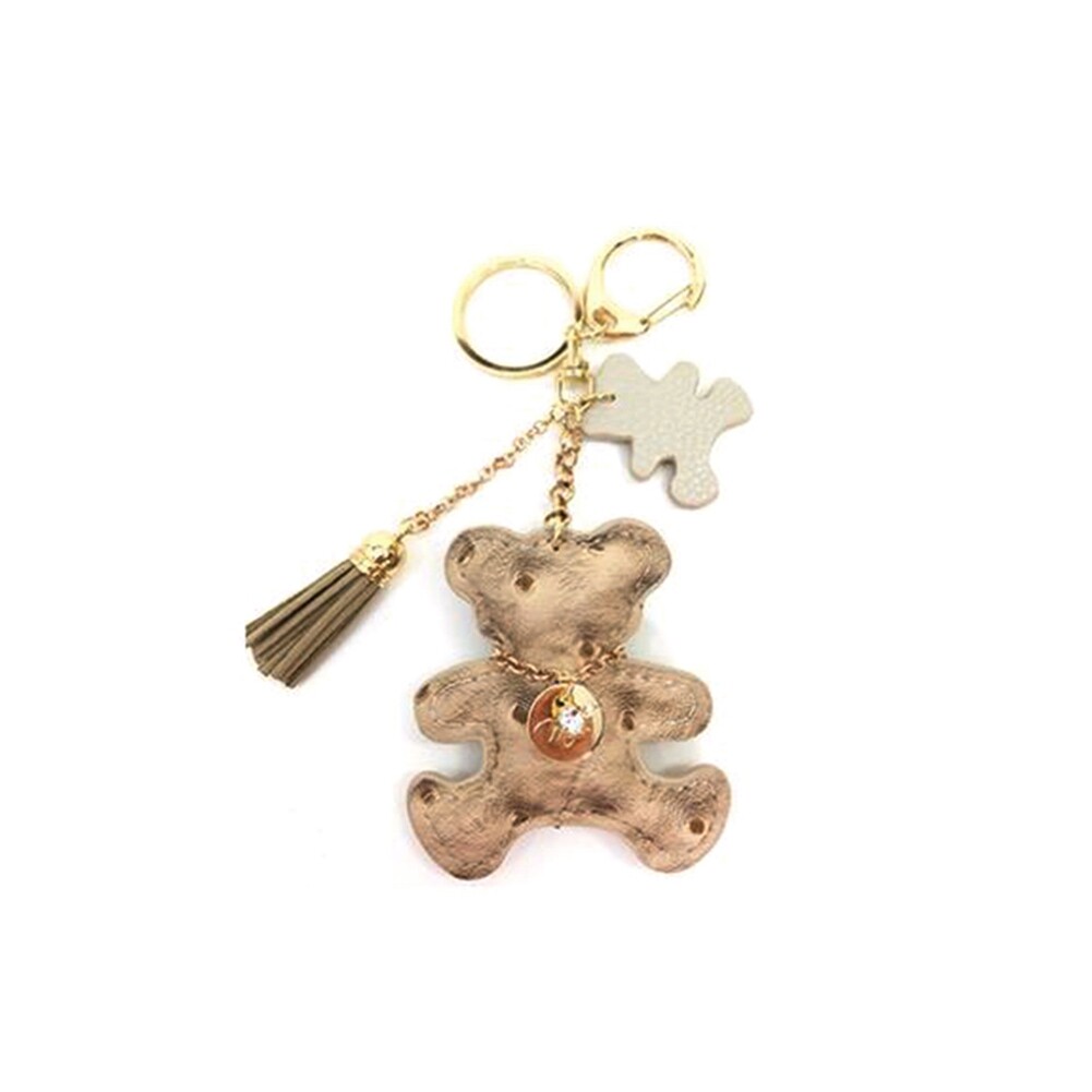 Cute Bear Pendant Tassel Keychain Car Key Ring Holder Backpack Ornament Gift