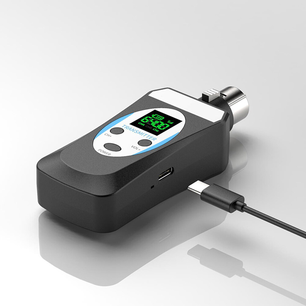 Wireless Mic System Converter Rechargeable Noise Reduction for Large Stage KTV