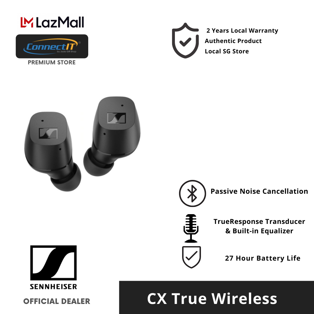 Sennheiser CX True Wireless Earbuds - CX TW With Bluetooth 5.2 And IPX4 Splash Resistance (2 Years Local Warranty)