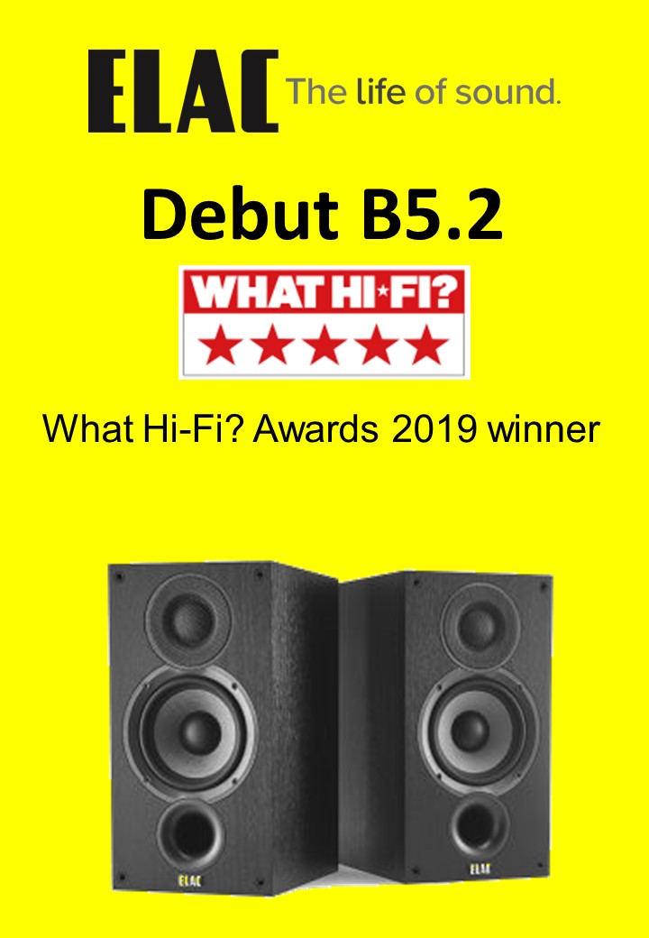 Elac Debut 2.0 B5.2 What Hi-Fi? Awards 2021 winner