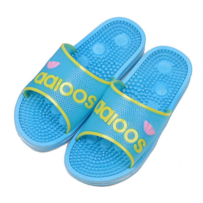 Mo Slippers Men's Acupuncture Point Health Care Female Summer Home Bathroom Bath Non-Slip Elderly Pedicure Home Foot Massage