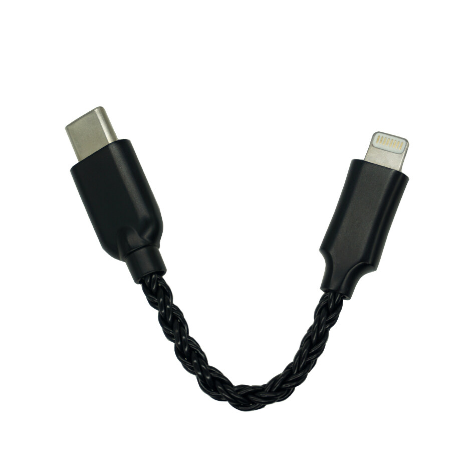 Shanling UA2 ES9038Q2M Portable USB DAC / AMP Adapters with Lightning to Type-C Cable