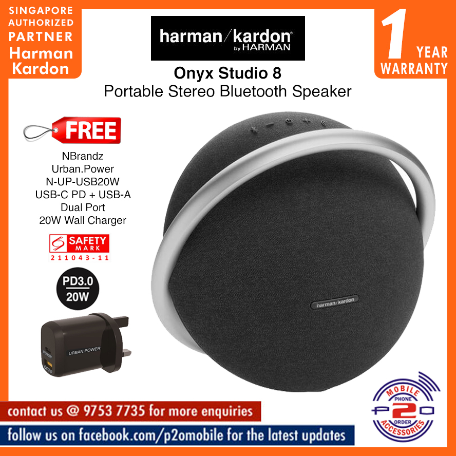 Harman Kardon Onyx Studio 8 Portable Stereo Bluetooth Speaker