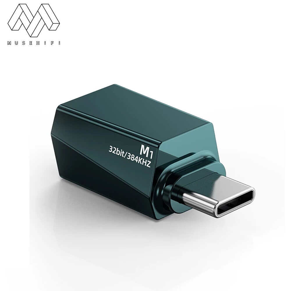 MUSEHIFI M1 Type-C to 3.5mm DAC Dongle Adapter 384kHz/32bit Digital Decoder AUX Converter USB Type C To 3.5mm Headphone Jack Audio Adapter DAC Earphone Amplifiers For 7HZ Timeless Dioko S12 ATOM2 Andr