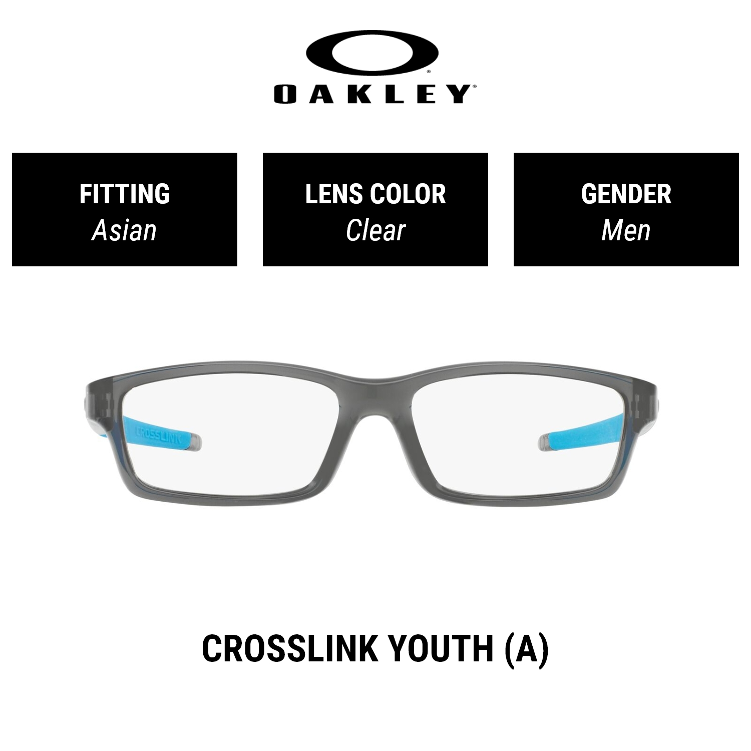OAKLEY CROSSLINK YOUTH (A)  OX8111 811102  Glasses  Male  53mm