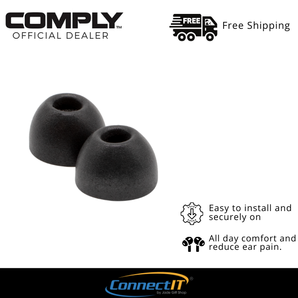 Comply True Grip Pro Premium Memory Foam Medium Size Eartips for Sony Truly Wireless (3 pairs)