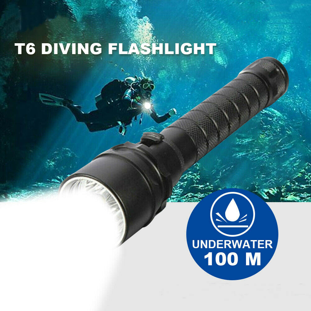 Hot Super Lighting 25000Lumens Professional Waterproof Scuba Diving Flashlight Diver Light Lamp Lanterna LED Underwater Flashlight Max 100m