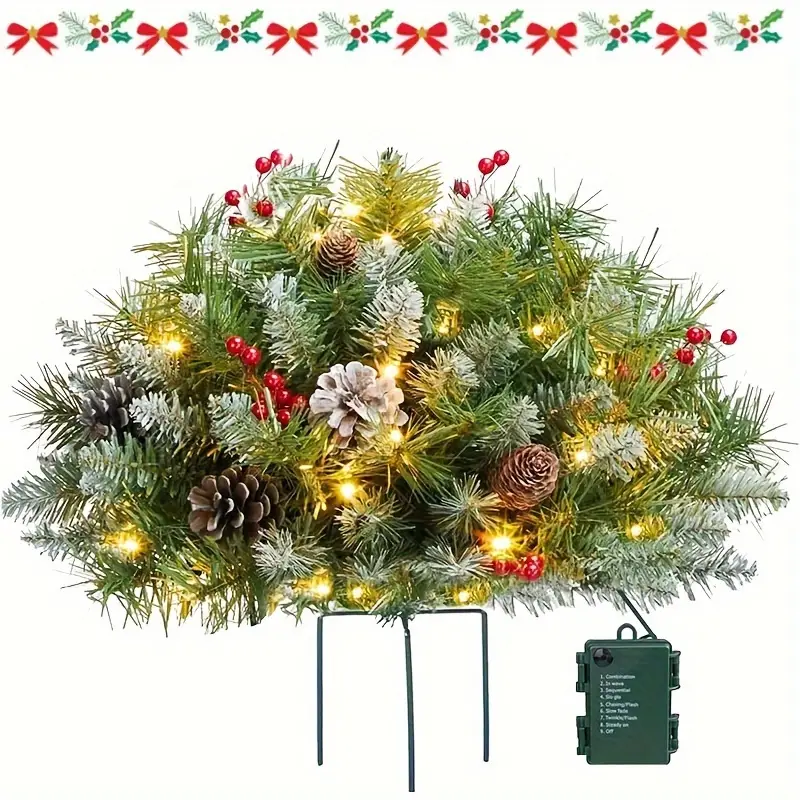 1pc Holiday Flower Pot, Holiday Flower Pot Filler