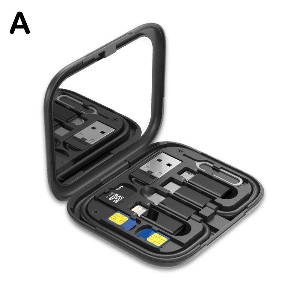 Multifunctional Fast Charging Cables Type-C Mobile Phone Data Cable USB Charger Set Storage Box Suitable