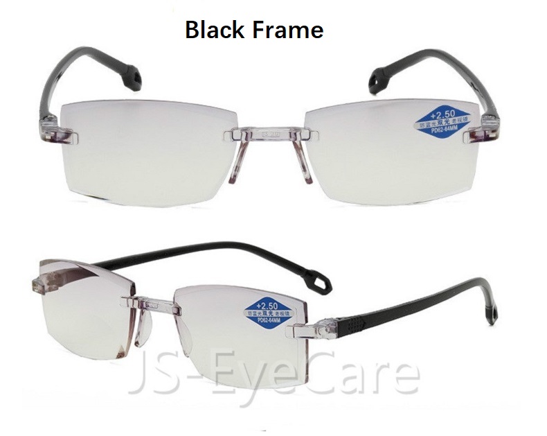 (Gift for Parents) Bifocals Presbyopic Presbyopia Reading Glasses Anti Blue Light Anti Glare (JS-038)