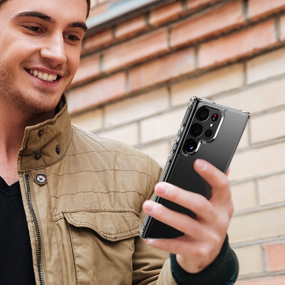 Transparent Protective Shell Fall-prevention Protective Phone Cover Scratchproof Lens Protection Shockproof for Sаmsung Galaxy S23 Ultra