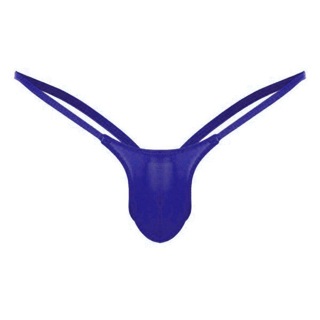 u76yujyuj11 Open Back Mens Underpants Low Waist Briefs G string Thong Underwear briefs men sale original Polyester Dark Blue XXL