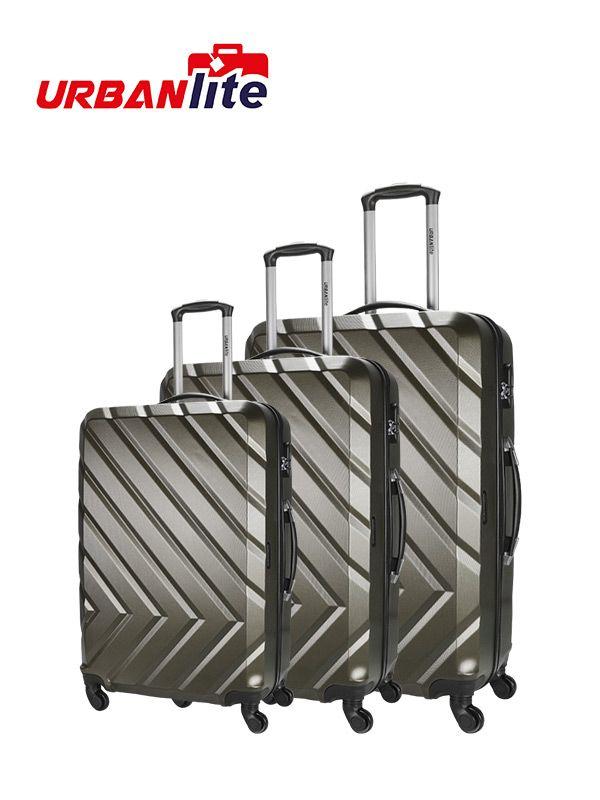 [SG Ready Stock] URBANlite CONTI 3 In1 Bundle Set ABS Hard Case with 360° Spinner Wheel Luggage ULH8919 3 Working Days For Delivery By Universal Traveller