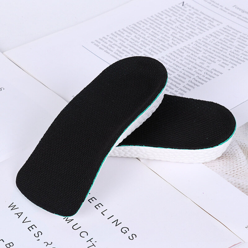 【♡Lovely girls house♡】Arch Support Increase Height Insoles Light Weight Soft Elastic Lift for Men Women Shoes Pads 1.5CM 2.5CM 3.5CM Heighten Lift
