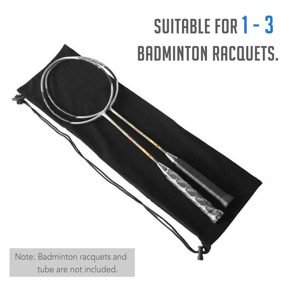 Badminton Racquet Cover Bag Soft Fleece Storage Bag Case for Badminton Racket