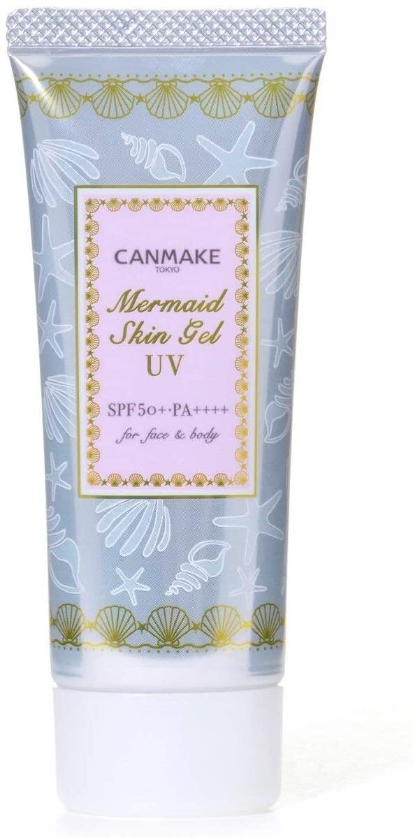 Canmake Mermaid Skin Protection Gel UV01 Clear For Face and Body 40g SPF50 + / PA ++++