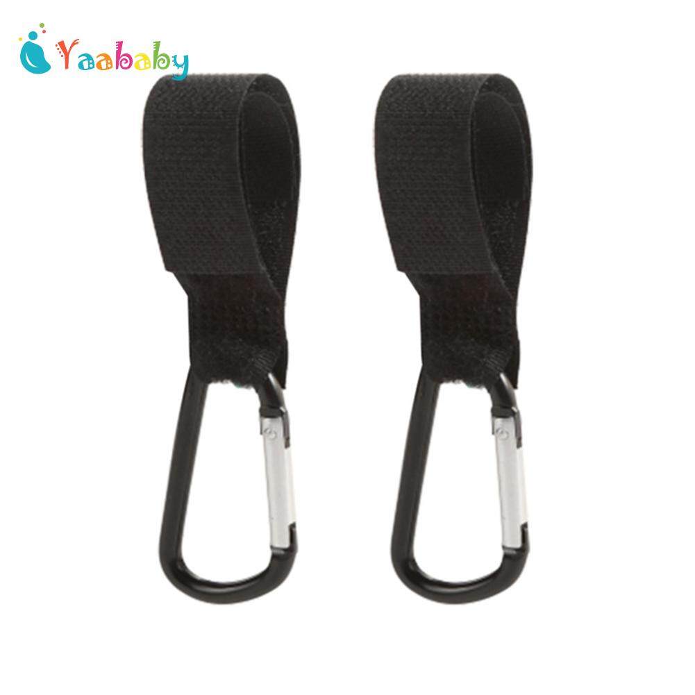【Yaababy】Baby Stroller Metal Hook Pushchair Adjustable Non-slip Hanger Pram Bag Clip