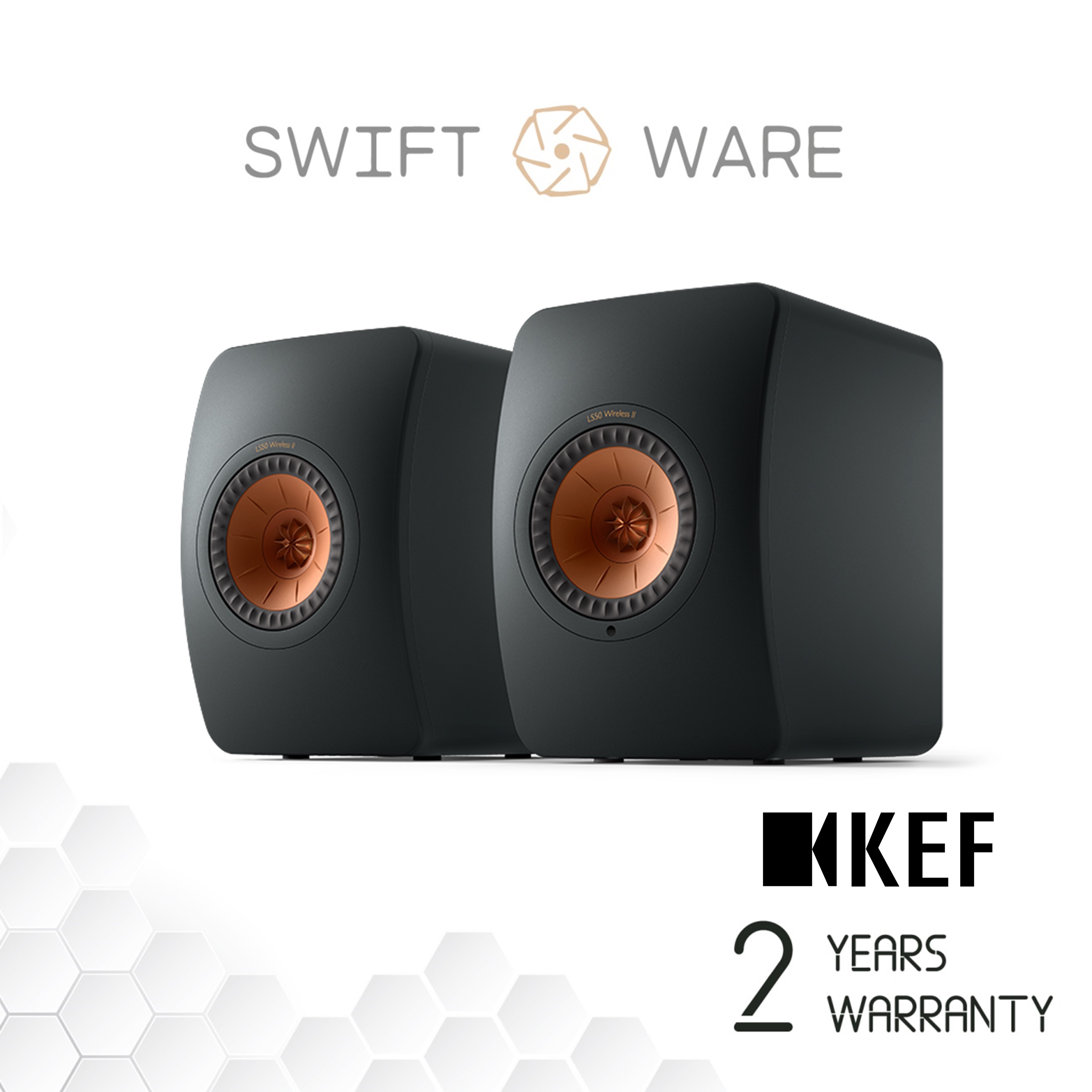 【Same day delivery 】KEF LS50 Wireless II Active Bookshelf Speakers LS50W II LS50W 2