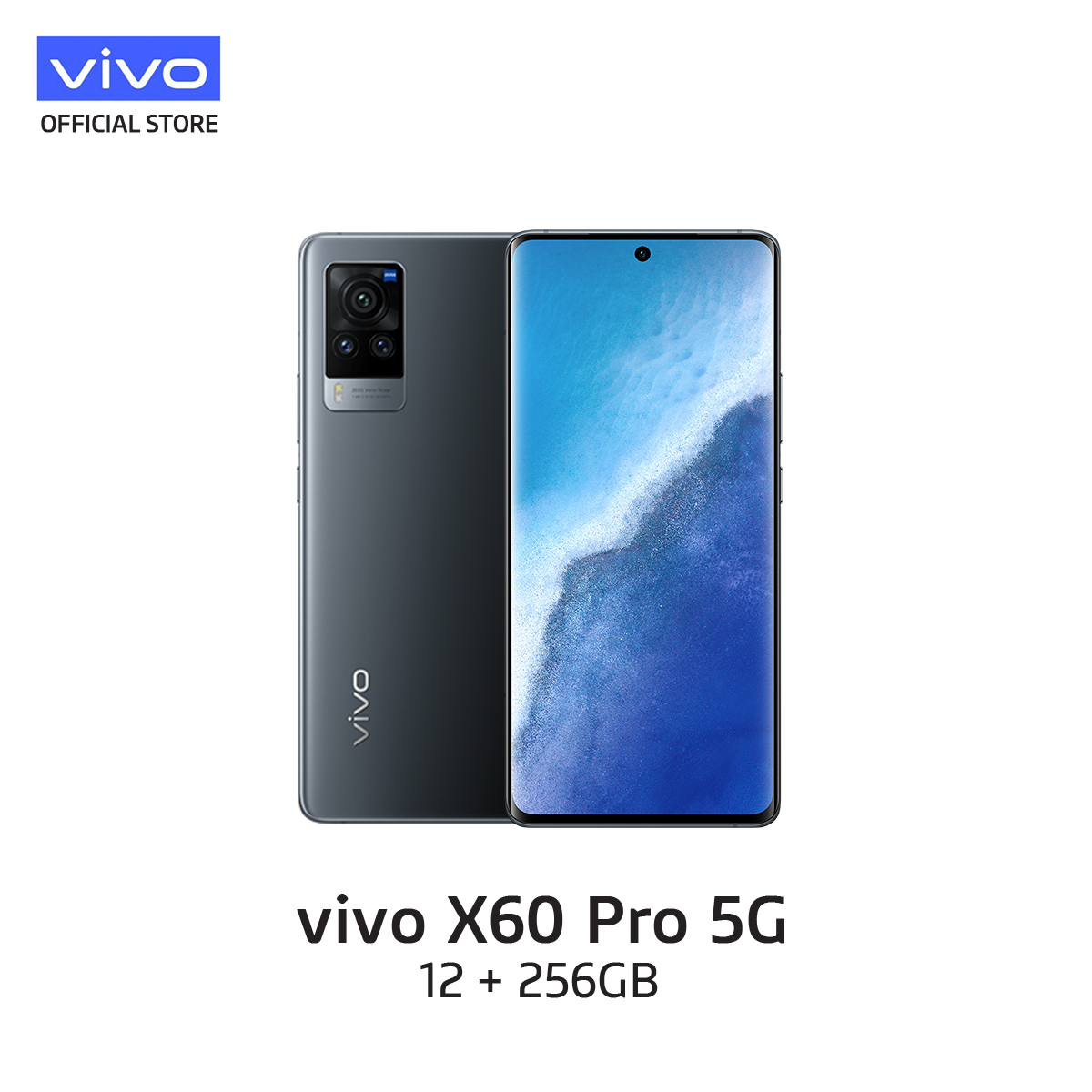 vivo X60 Pro 5G [12GB+3GB/256GB] Gimbal Stabilization 2.0/ VIS 5-Axis Video Stabilization/ Extreme Night Vision 2.0/Qualcomm Snapdragon 870/ 3D Curved Ultra O Screen/ HDR10+ and Hi-Res Certifications 