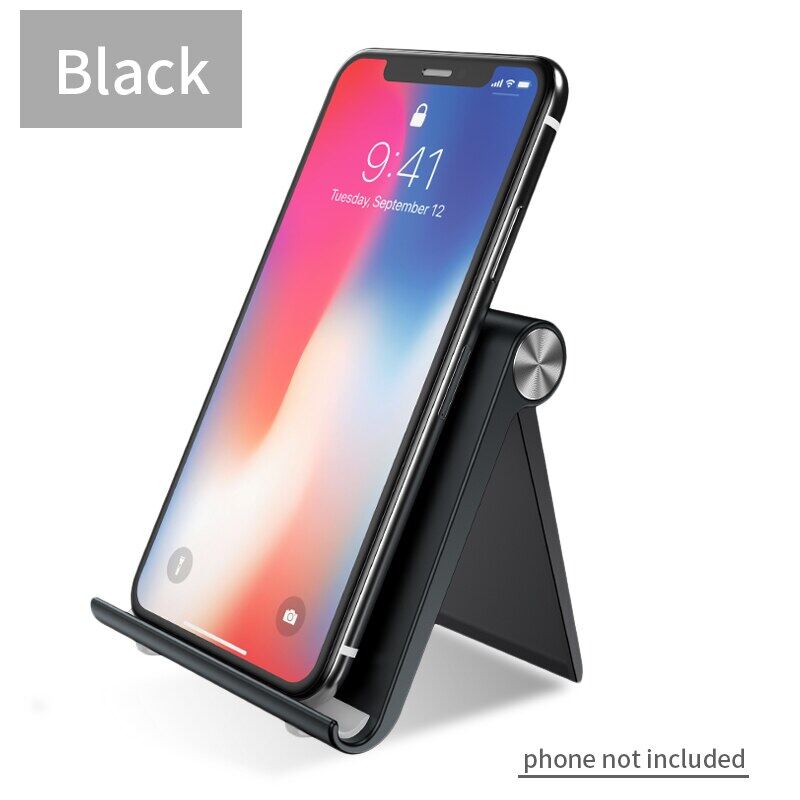 Elough Phone Holder Stand Mobile Smartphone Support Tablet Stand for iPhone Desk Cell Phone Holder Stand Portable Mobile Holder