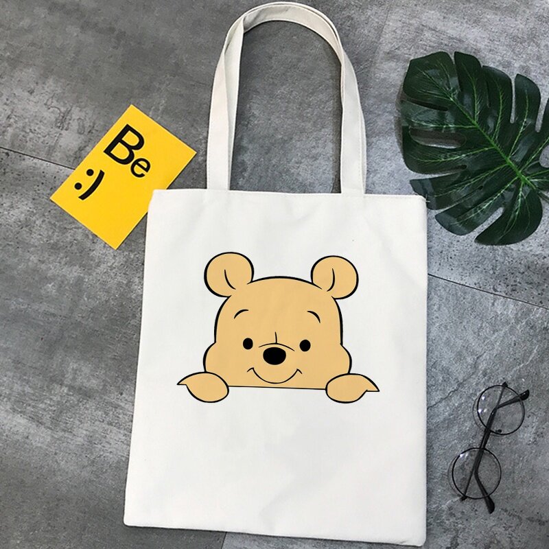 Winnie the Pooh shopping bag recycle bag reusable bolso shopping bag bolsas ecologicas jute bolsas reutilizables sacolas
