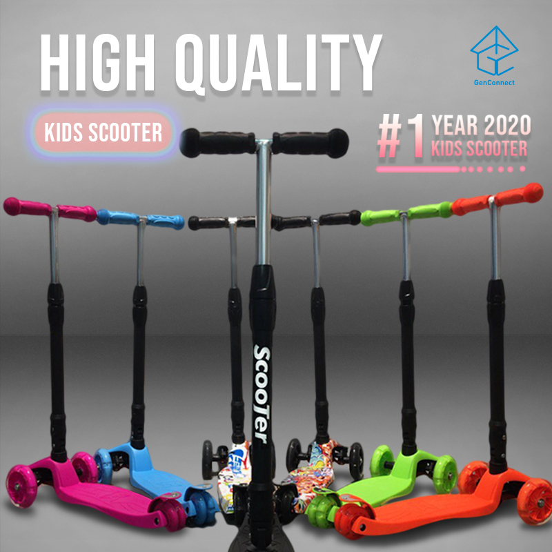 [ Number ONE Kids Scooter ] 4 wheels Kids Scooter for children scooters