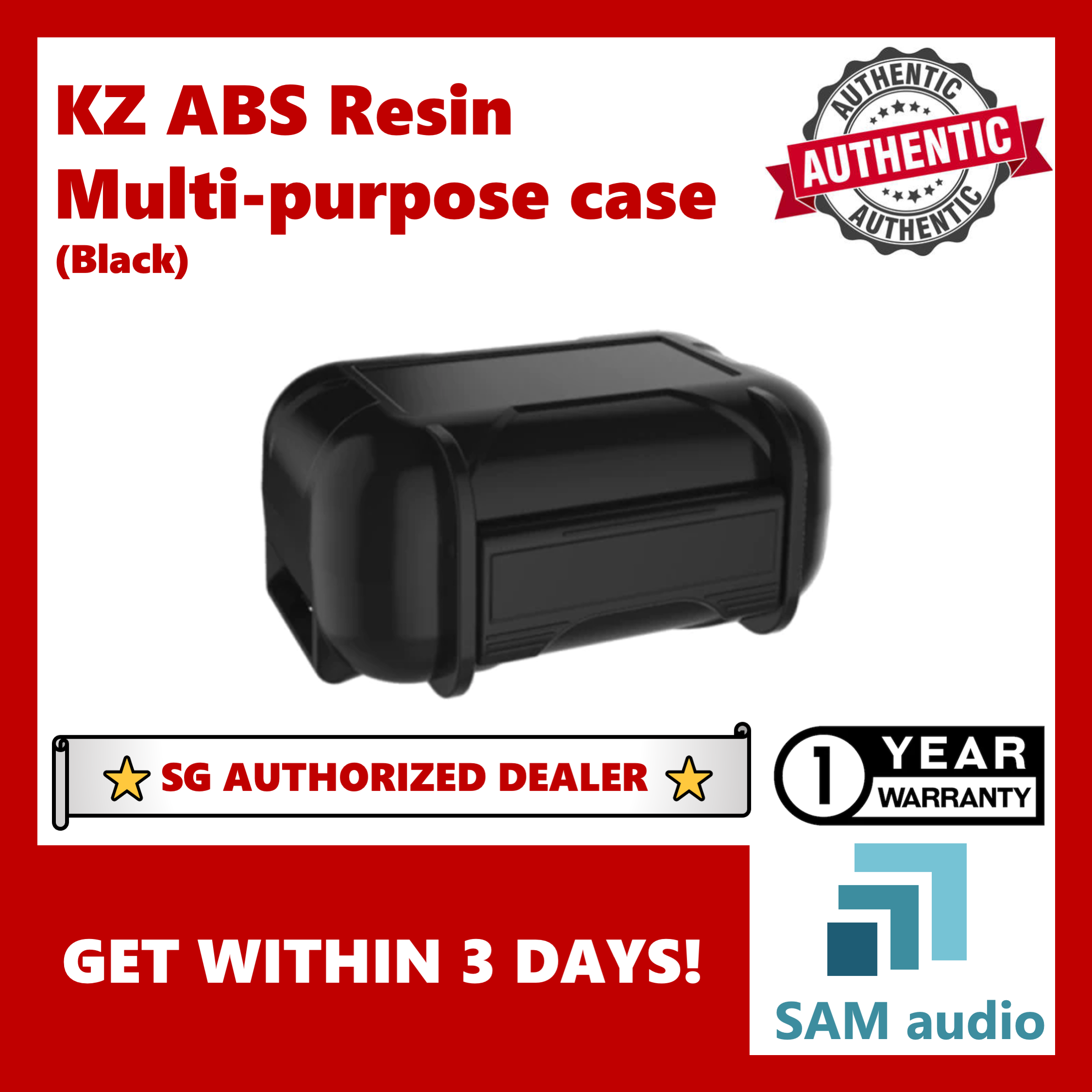 [?SG] KZ HARD Shell ABS Multi-Purpose Storage Case