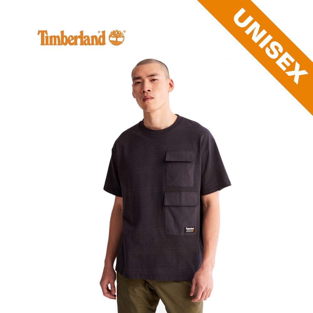 Timberland All Gender Progressive Utility Multi-Pocket Heavyweight T-Shirt Obsidian