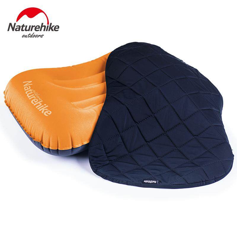 Naturehike Inflatable Pillow Travel Air Pillow Camping Sleeping Gear Portable TPU Cotton Pillow Case NH17T013-Z