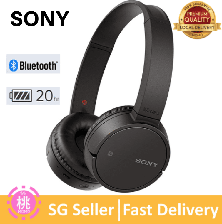 Sony Headphones WH-CH500 Wireless Headphones, Bluetooth, NFC On-Ear with 20 hours Battery Life - CH500