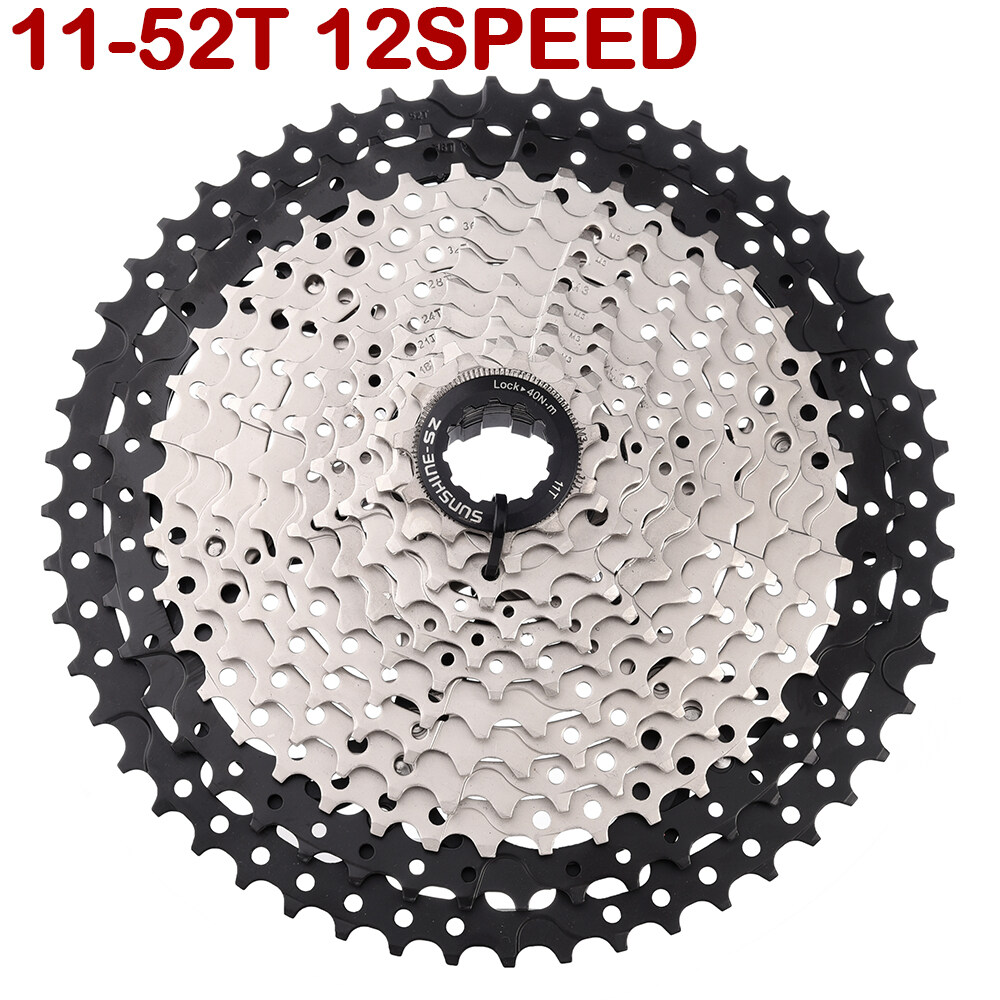 Christmas Gift SUNSHINE Cassette 8 9 10 11 12 Speed Cogs MTB Mountain Bike Road Bike 25T/28T/32T/36T/40T/42T/46T/50T/52T Cogs Sprocket For SHIMANO 8/9/10/11/12 Speed Cassette Bicycle Accessories store