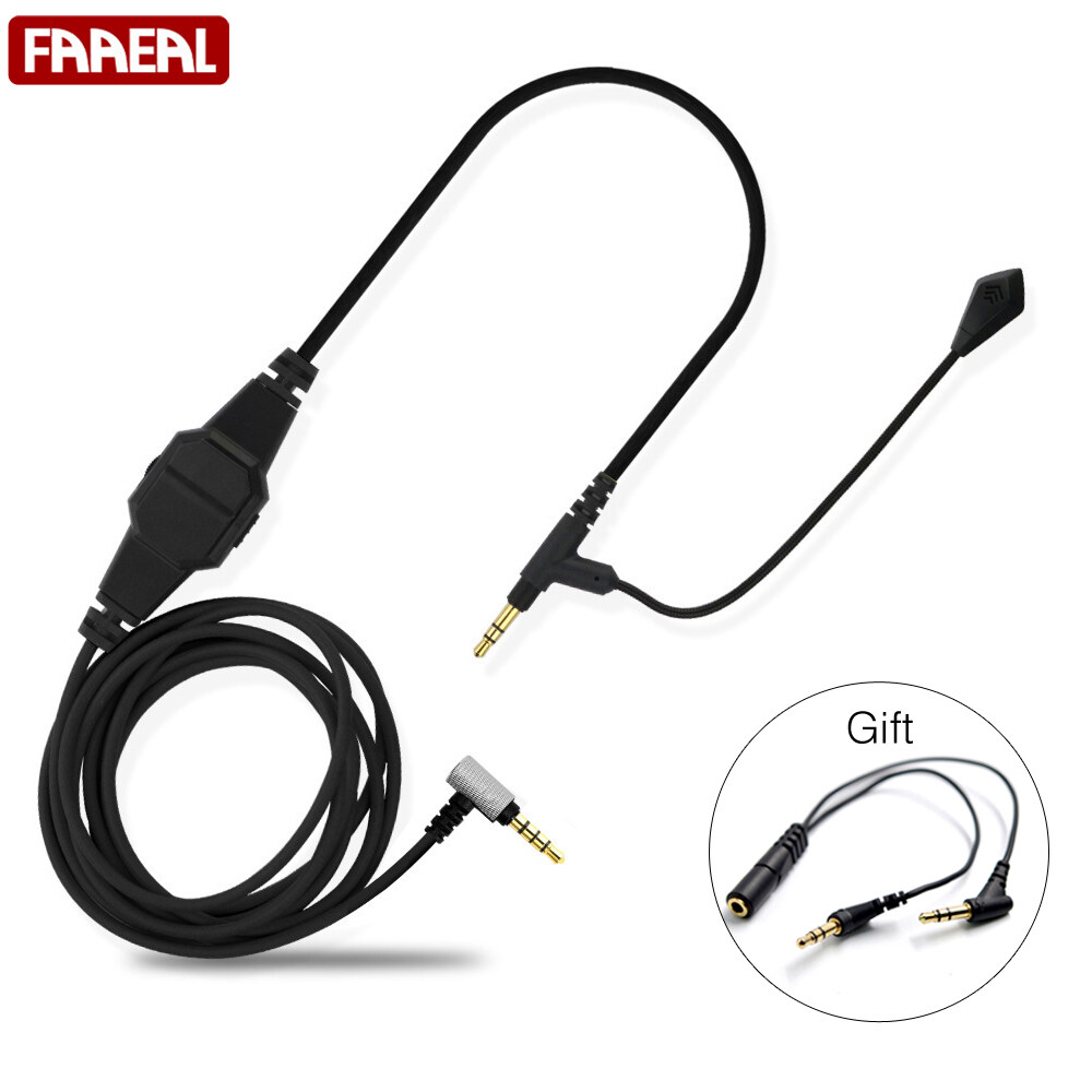 For V-MODA Crossfade M-100 LP LP2 M-80 V-80 for Game Boom Pro Headphone Microphone Headset Line Cable with Perfectly Compatible