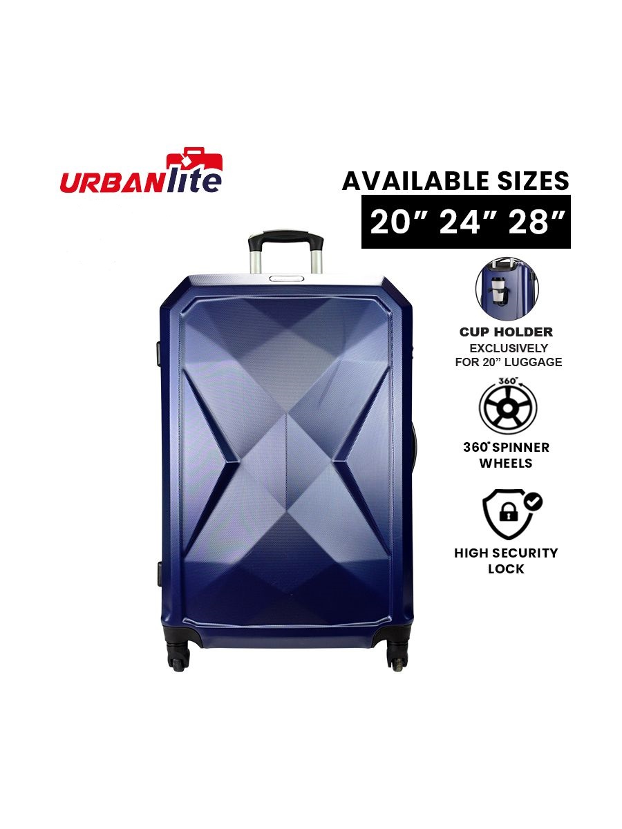 [SG Ready Stock] URBANlite RUBIK 24 inch 360° Spinner Wheels Luggage - ULH9919