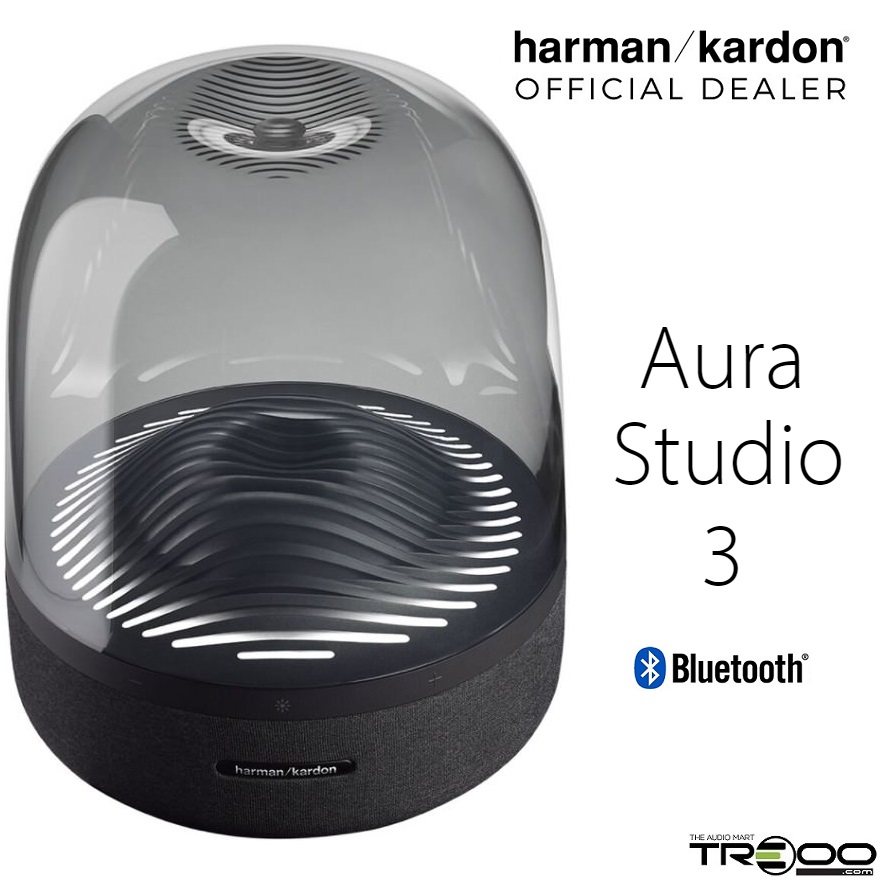 Harman Kardon Aura Studio 3 Wireless Bluetooth Speaker with Room Ambient Lamp Light