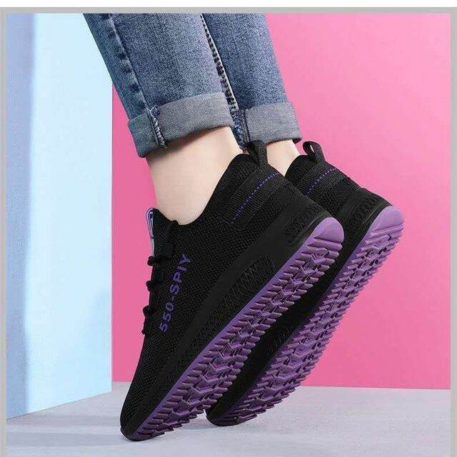 Fall 2022 Low-Top Women's Shoes Lace-up Walking Old Beijing Casual Cloth Shoes Soft Bottom Comfortable Non-Slip Breathable Mom Shoes