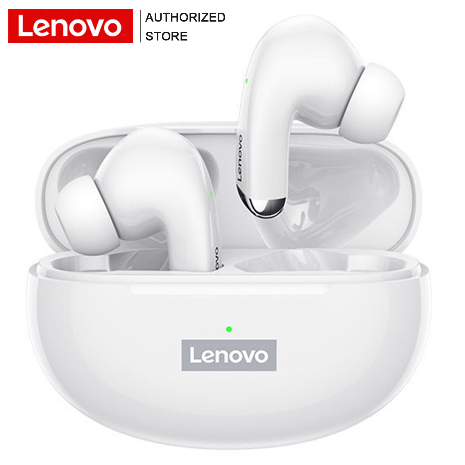 [Kitsmall] Lenovo LP5 Original Wireless Earphones Bluetooth V5.0 TWS Headphone In Ear Noise Reduction HD Sound Quality Sport Running Headset HD Stereo Touch Control Earpod Support iOS/Android Phones H
