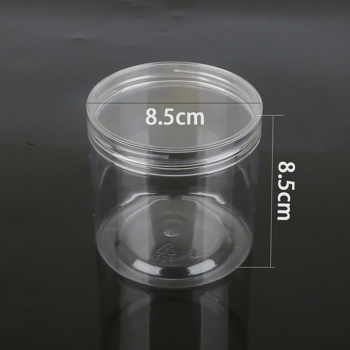 1-5pcs Multiple Size Plastic Clear Round Rectangle Square PVC Organizer Earrings Jewelry Box Container For Rings Beads Storage Package