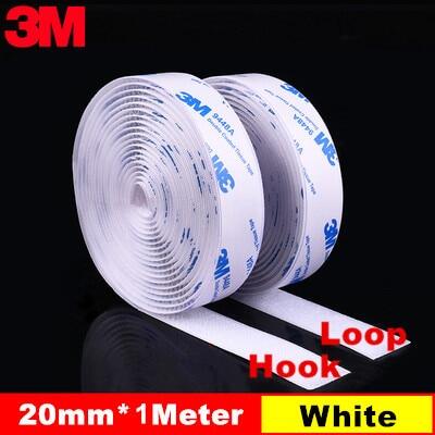 20/25/30/38/50mm 1M Strong Self adhesive Fastener Tape nylon Hooks and Loops sticker velcros adhesive 3M Glue Magic for DIY